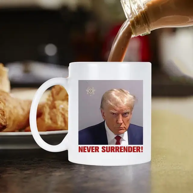 Trump Coffee Mug 400ml Coffee Mug Tea Cup Effortless Holding Microwavable Dishwasher Safe Ceramic Coffee Mug Cup 1
