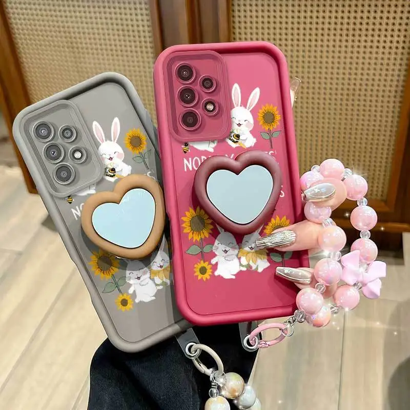 Sunflower Phone Case Set with Lanyard and Stand - 3 Piece Bundle