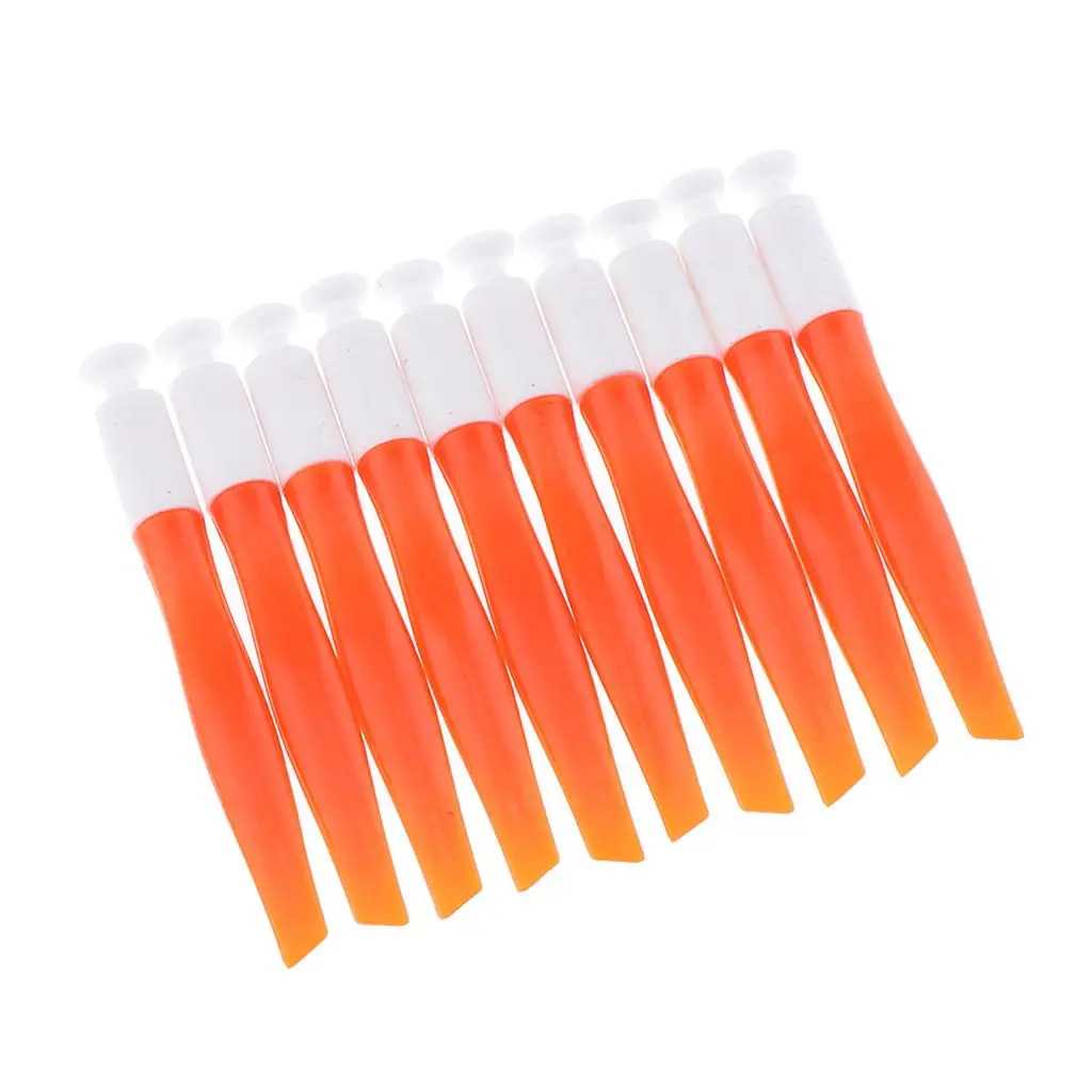 Portable ended False Suction Cup Stick Nails Art Tools 10 Pcs