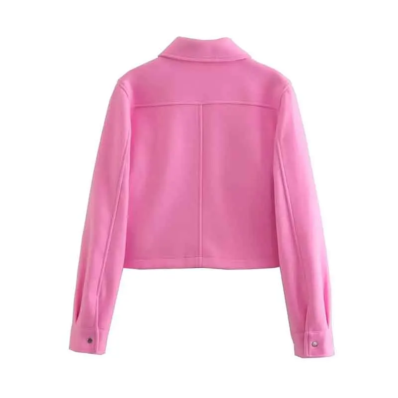 Fashion Jackets for Women 2023 new Coats Female Chic Big Pocket Casual Jacket Coat Ladies Single-breasted Autumn New Outerwear