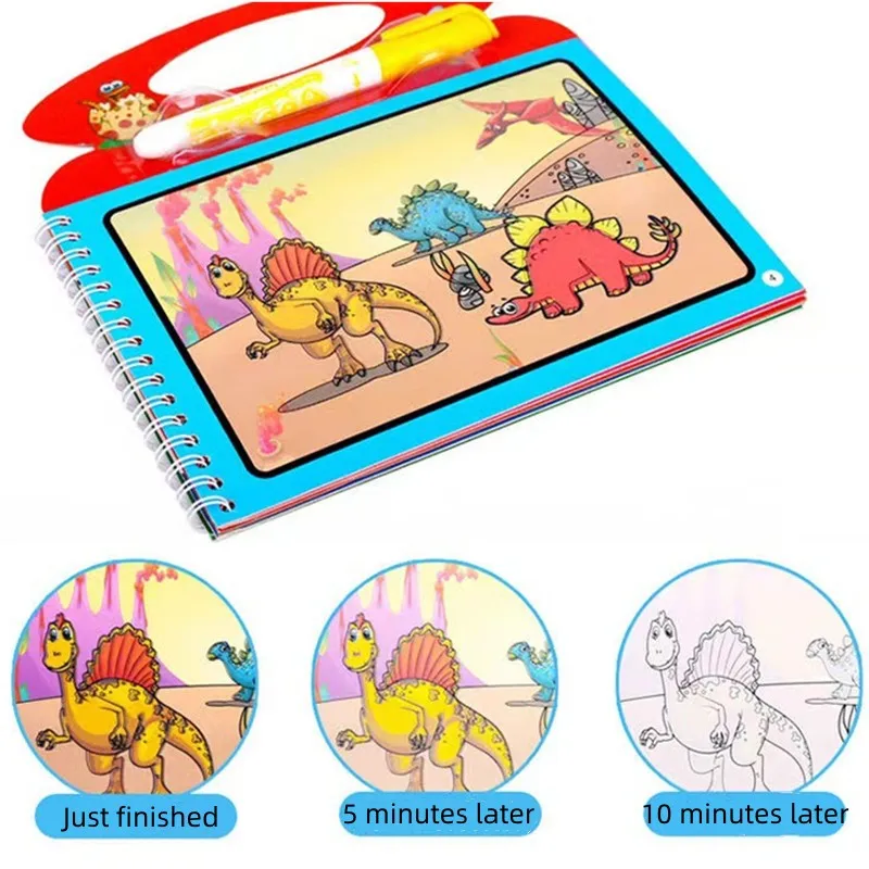 1pc Children Learning Educational Toys Reusable Graffiti Coloring Drawing Books for Kids Baby Montessori Toys Magical Water Book