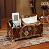 Resin Tissue Box, Exquisite, Hotel Carved, Car, Office Decoration, Home, Desktop Napkin Holder 2