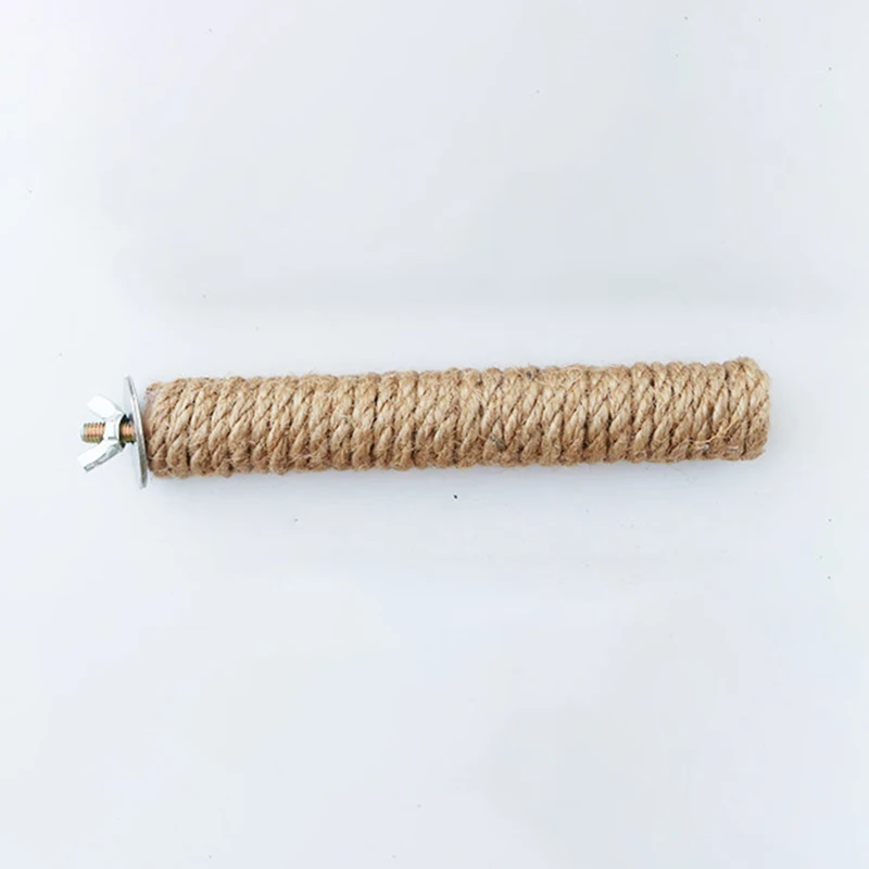 1PC Bird grinding claw rod Parrot standing rod Cage accessories twine standing bird toy supplies