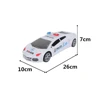 Kids Led Electric Car Toy Police 360 Degree Rotary Wheels Cool Lighting Music Door Open Kids Electronic Car Toys for Children 5