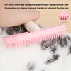 Rabbit Comb Silicone Small Pet Comb Cat Hair Comb Brush, Guinea Pig Hair Cleaning Beauty Care Tool Beauty Trimmer Pet Bath Comb 3