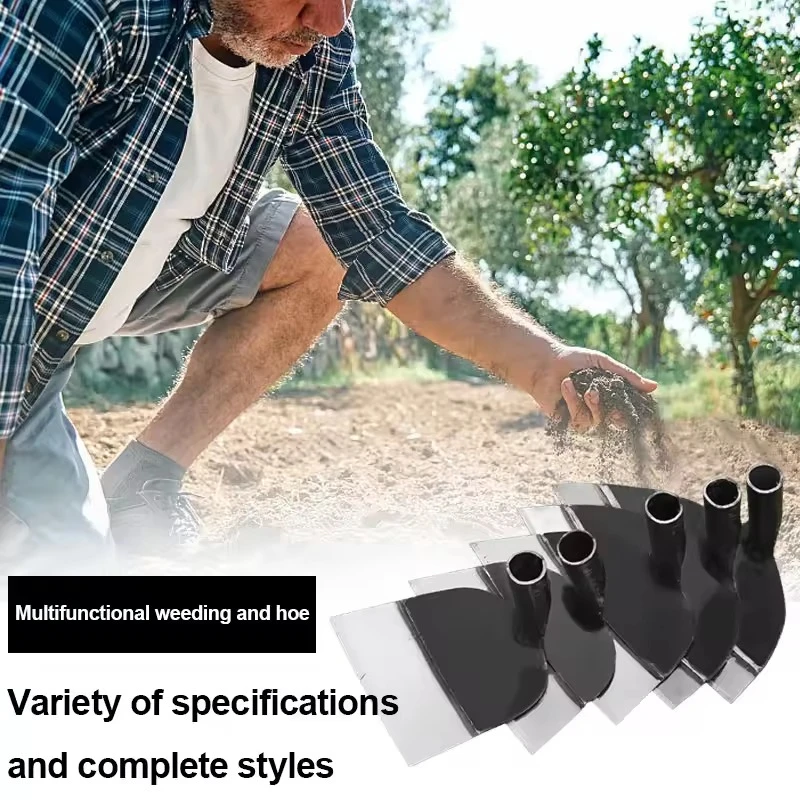 Garden hoe Garden Weeding Rake Labor-saving Weeding & Loosening Soil Artifact Harrow Handheld steel weeding hoe Hoe Farm Tool 3