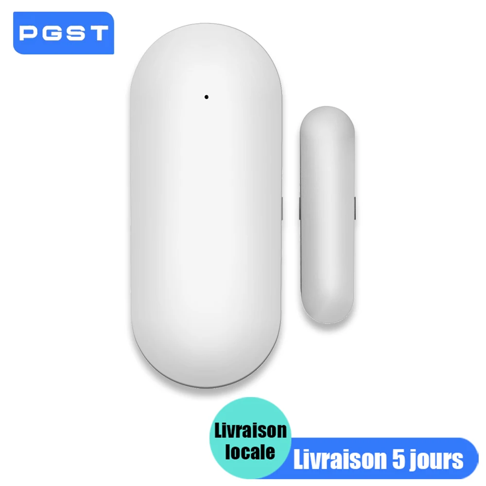 PGST 2.4G WiFi Tuya capteur de porte de mouvement magnétique pour alarme système de sécurité à domicile système d'alarme de vie à domicile intelligent Protection de sécurité