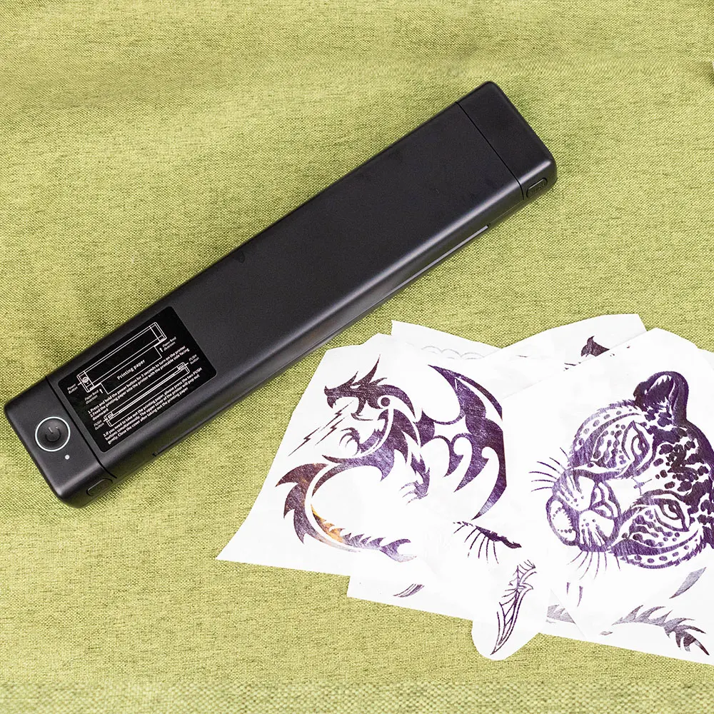 Phomemo's new M08F Explosive Tattoo flexible tattoo printer A4 adult temporary tattoo printer