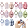 Bunny Animal Design Fruit Feeder Set Breast Milk Freezer Tray Food Soup Silicone Vegetable Feeder Nursing Toddler Teething Toy 1