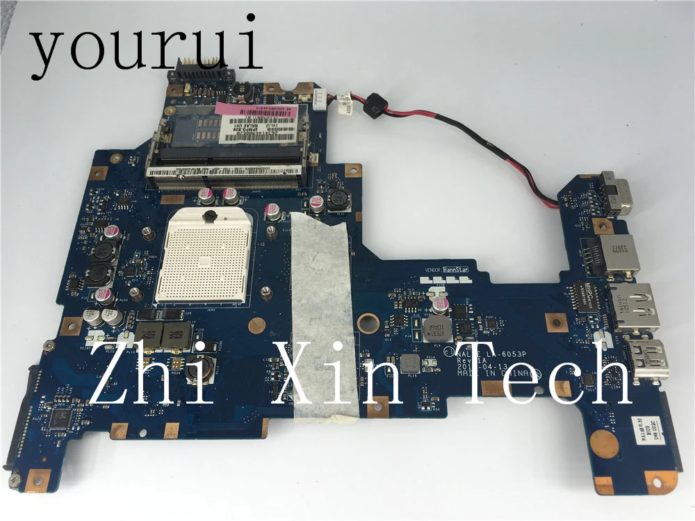 

yourui Laptop Motherboard Fit For Toshiba Satellite L670D L675D Series Notebook PC Main BOARD NALAE LA-6053P K000103970 Tested