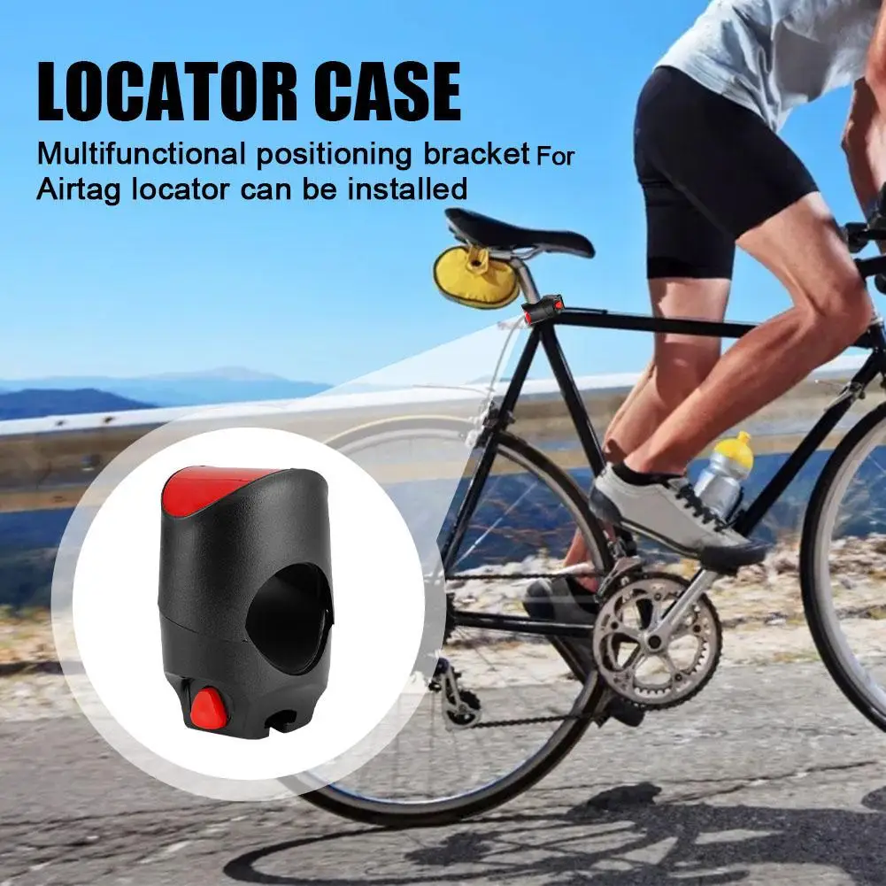 

For Airtag Bicycle Tracker Mount Multifunctional Bicycle Support Holder Waterproof Locator for Air Tag Bike Mount Lock