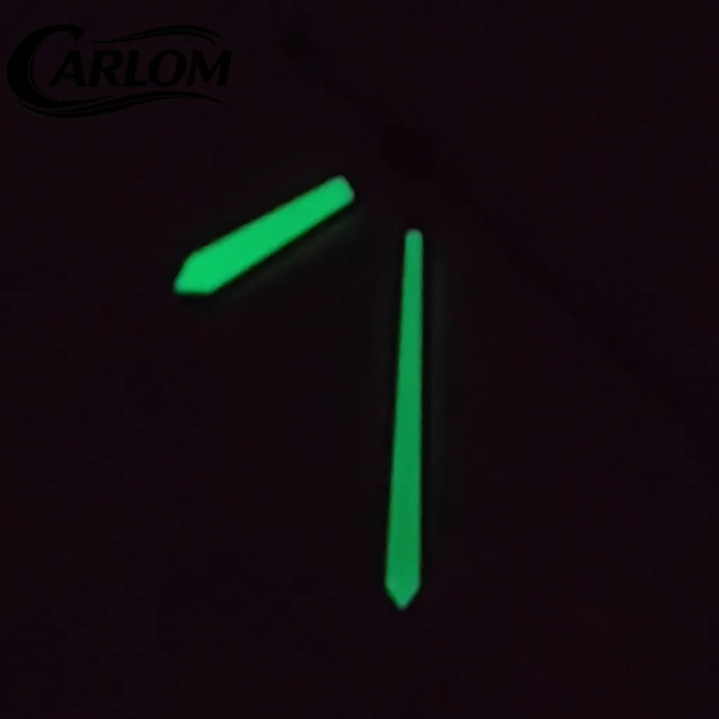 Green Luminous High-Quality Watch Hands - Silver, White, Black, Gold Finishes