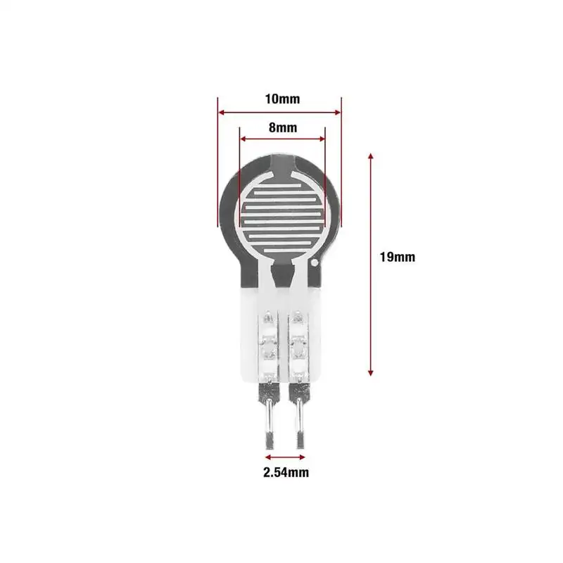 DF9-16 High-accuracy Flexible RP-C Resistance Type Thin-Film Pressure Sensor 20 g ~ 2 kg / 0 ~10kg Force Sensor Pressure