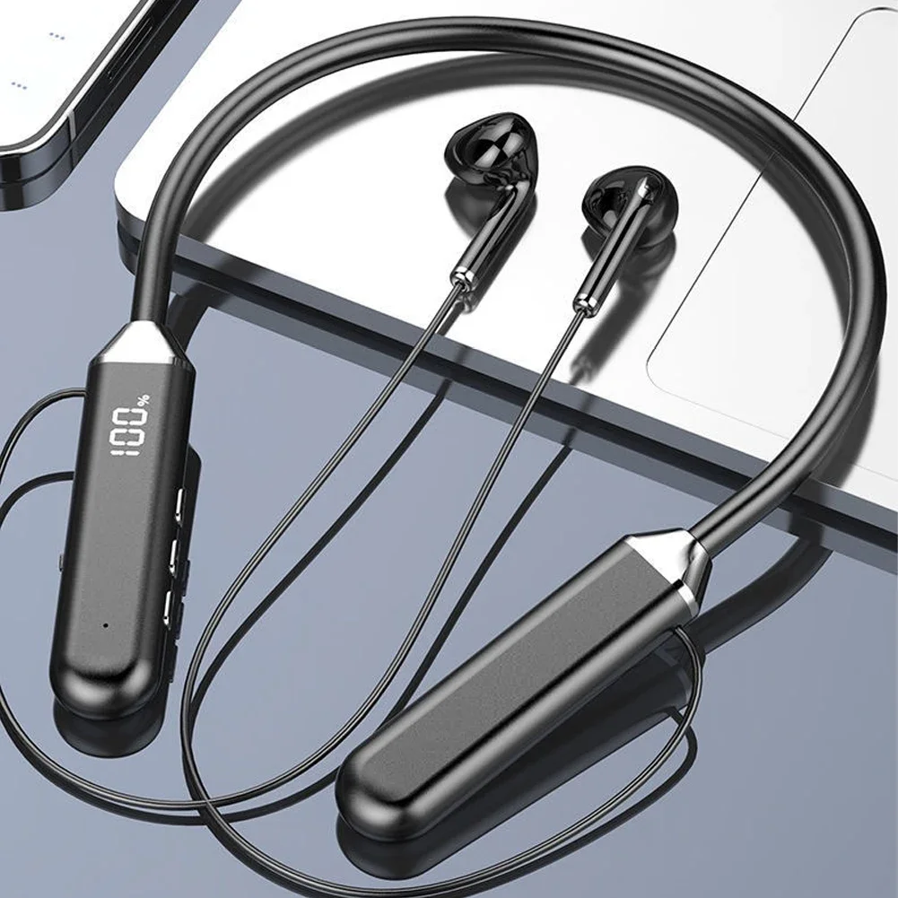 Bluetooth Headphones With Noise Reduction And Digital Display_voghion.com