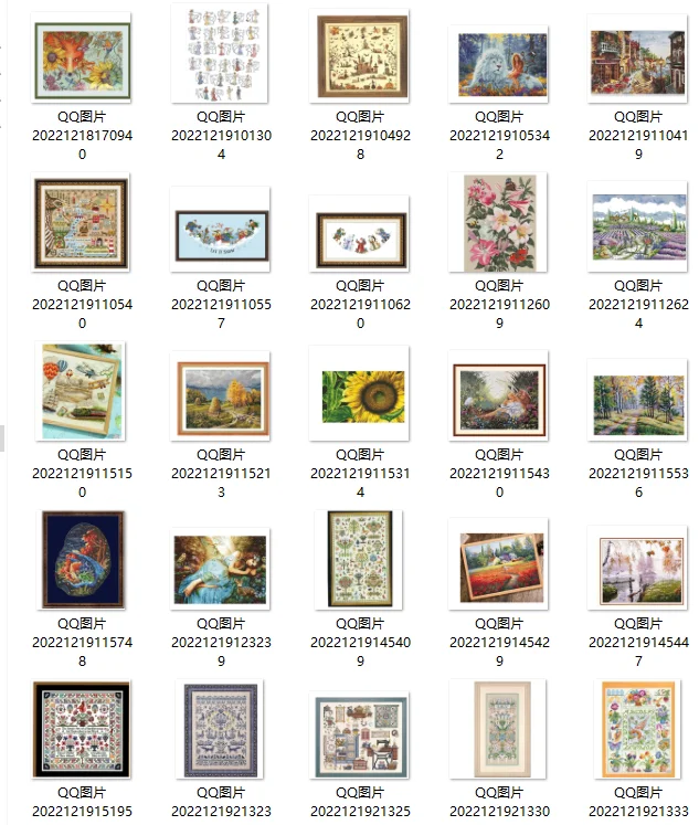 14CT 18CT 16CT 25CT 22CT Cross stich Painting Set Cross Stitch Kits Cross-stitch Embroidery Set Stitch Kits