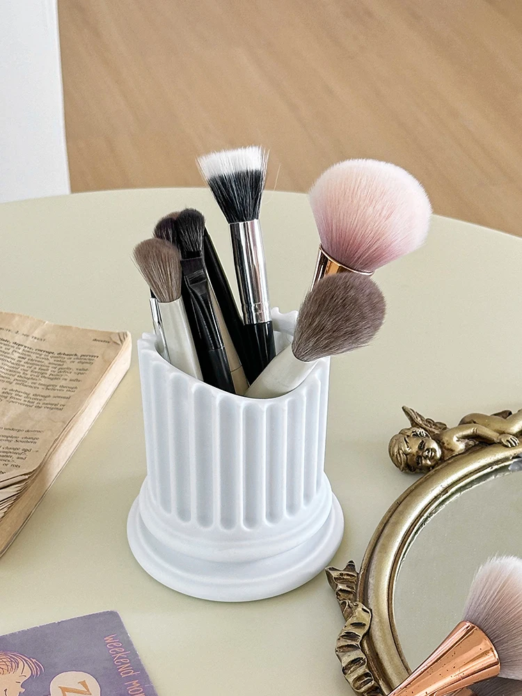 Creative Design of Ancient Greek Style Roman Column Pen Container Home Pen Holder Desktop Storage Preferred for Holiday Gifts 4