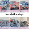 2PCS Bear Shaped Adjustable Jean Button Waist Buckle Snap Pants Buckle Extender Replacement Jeans Button Attacher Pins 2025 4