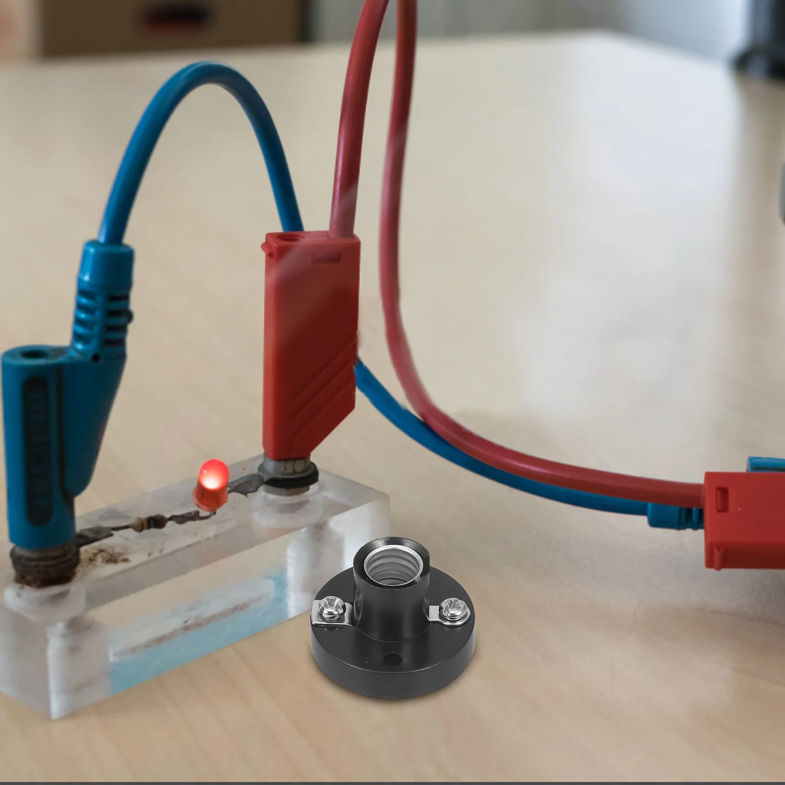 Experiment Equipment Screw Lamp Holder Socket Bracket Adapter Light Replacement Bulb Plastic E10 10 Pcs lamp bulb holder lamp holder lamp base lamp socket extender lamp socket adapter