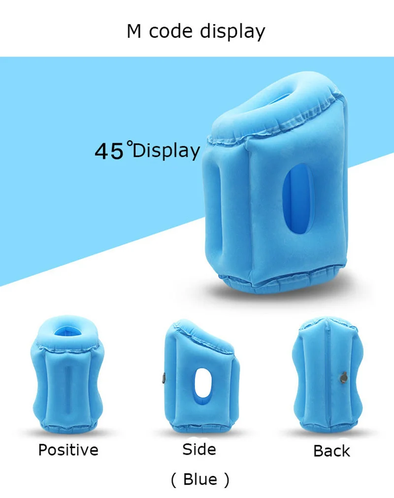 Inflatable Travel Air Pillow For Sleeping Avoid Neck Shoulder Pain Support Head Lumbar Rest Nap Headrest Airplane Car Office