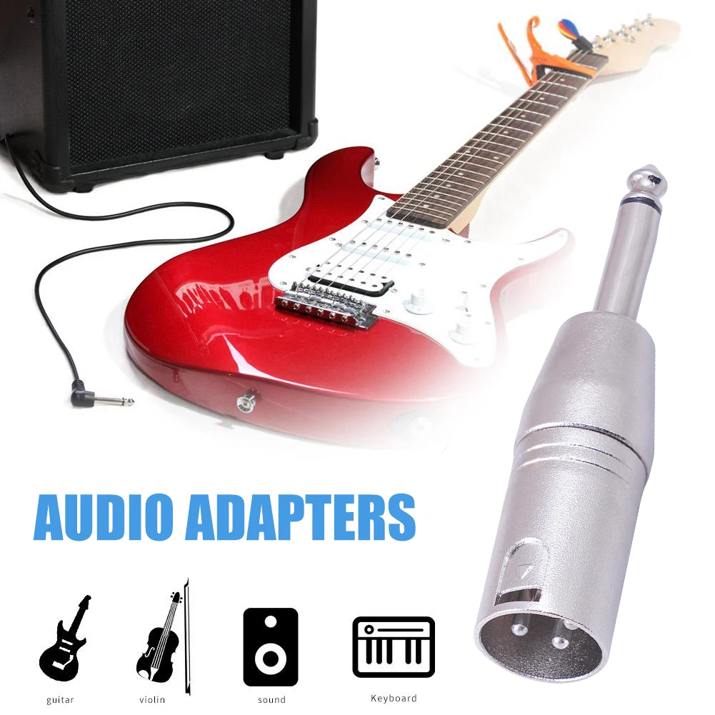 1/2   ÷-3  XLR  ȯ, 1/4 ġ TS-XLR Ŀ, ũ ͼ  Ŀ, 1/4 ġ, 6.35mm