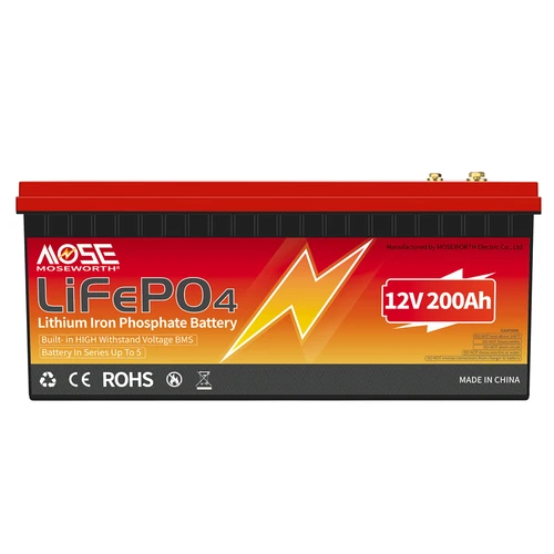 신제품 Lifepo4 딥 사이클 트롤링 모터 배터리 내장 BMS, 12V 24V 25 50 60 100 200 RV 해양 골프 카트 태양광 저장 4