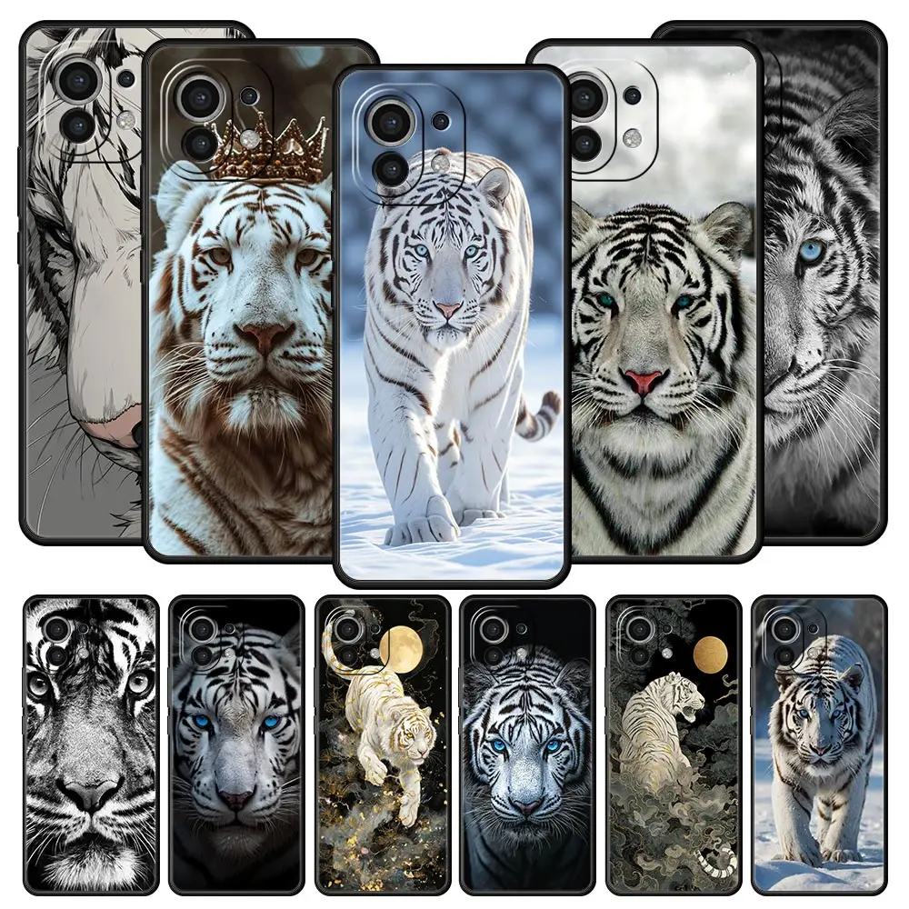 White Tiger Phone Case – Soft Protective Cover