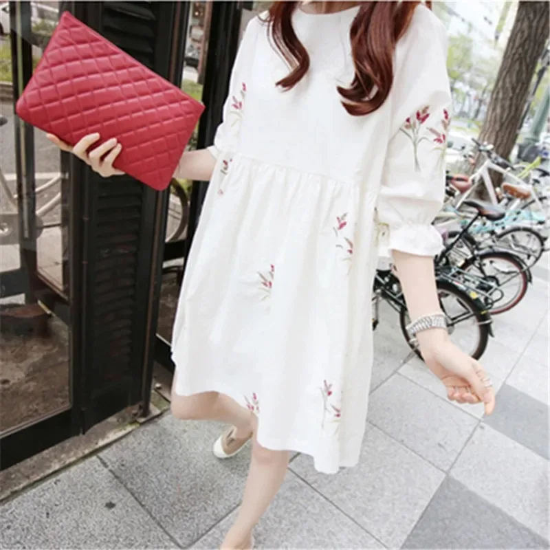 Maternity Clothing China Casual Floral Dress 4