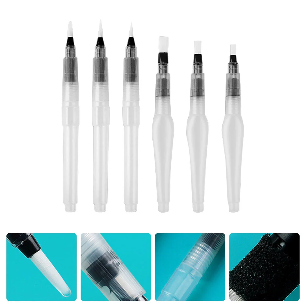 

Portable Water Pen Brush Watercolor Paint Pens Pen Brushes Color Set Bulk Painting Travel Markers Sets Oil Coloring Ink