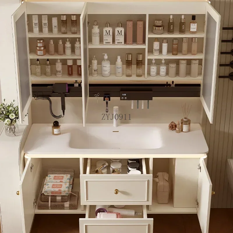 Multifunction Home Furniture Bathroom Sinks Mirrors Space Saving Cabinet Storage Column Closed Toilet Luxury Towel Multipurpose