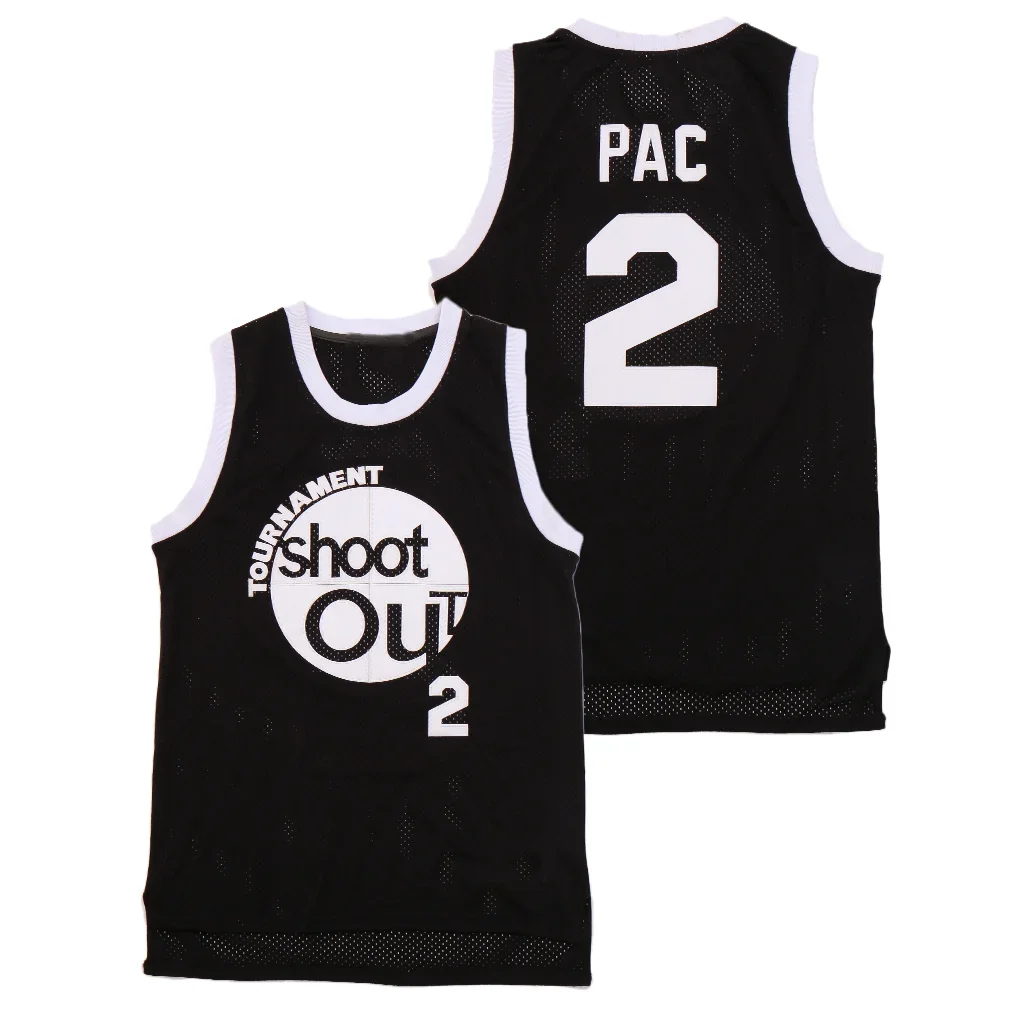 Basketball Jerseys shorts Tournament Shoot Out Birdmen 2 PAC 23 MOTAW 96 BIRDIE Sewing Embroidery Sports Outdoor Black Grey New