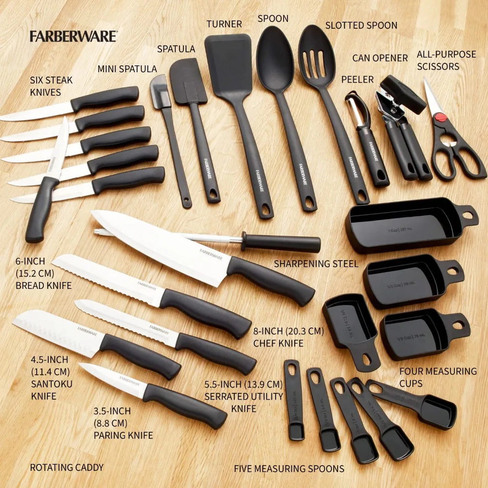  Knife Set, 9 Pieces Black Kitchen Knife Set, Stainless Steel  Professional Chef Knife Set with Acrylic Stand, No Rust Knife Set with Block,  Shapener and Kitchen Scissors, Gift for Women Girls