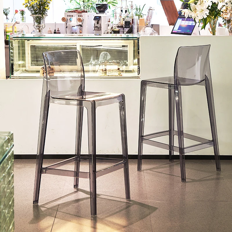 Manicure Modern Bar Chairs Designer Make Up Counter Plastic Bar Chairs