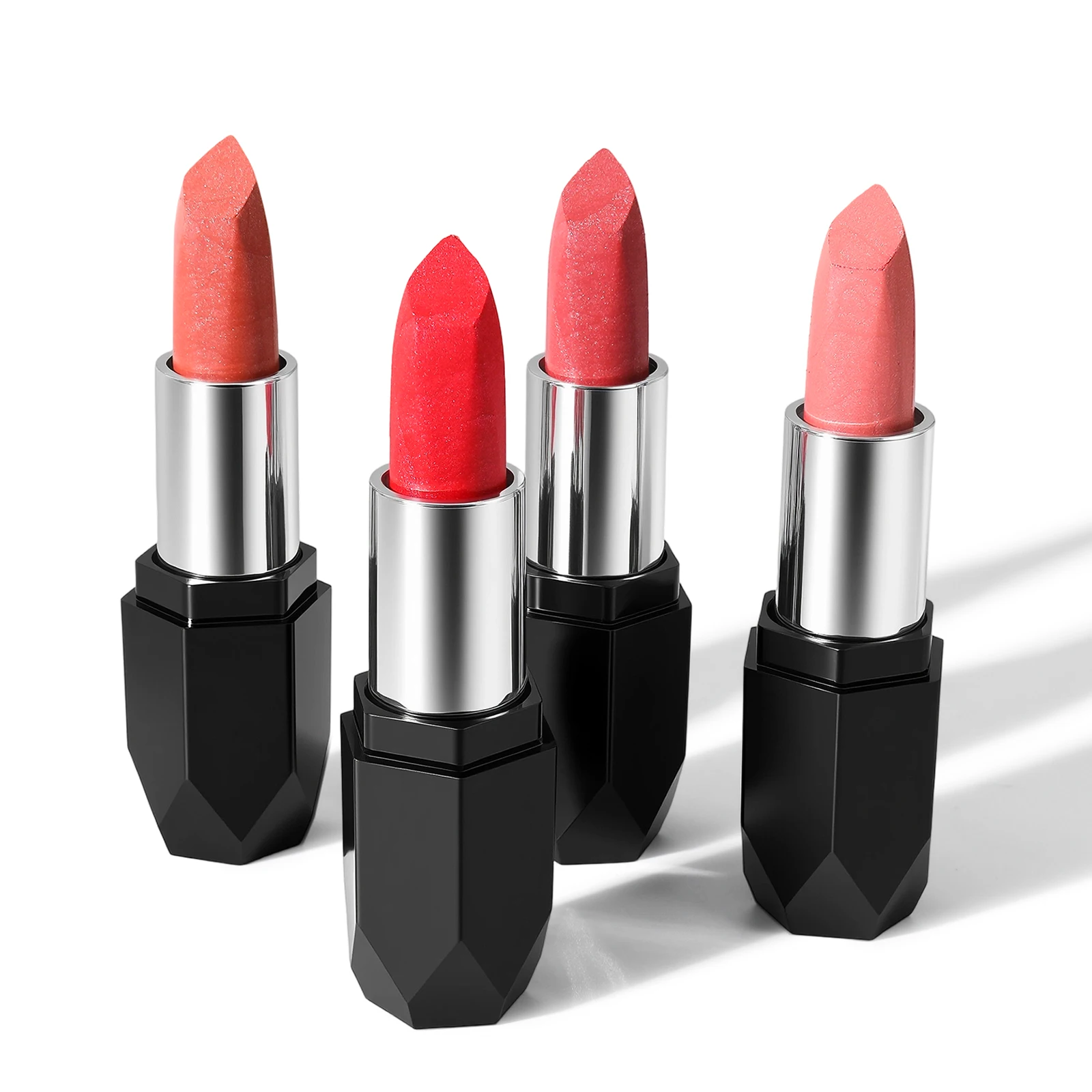 Pearlmuttischer Metallic Lippenstift Langanhaltend Wasserfest_voghion.com