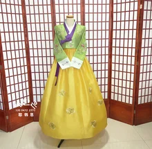 

Hanbok Korean Imports Hanbok Hand-embroidered Wedding Welcoming Folk Costumes Large-scale Event Performance Costumes