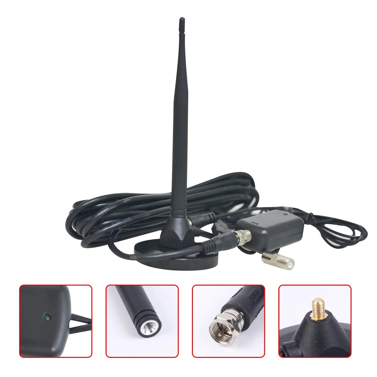 Rv Camper Tv Antenna Portatile Tv Antenna Interna/Outdoor Antenna Digitale Impermeabile Per Auto Camper Camper Rimorchio Del Camion Bus Van