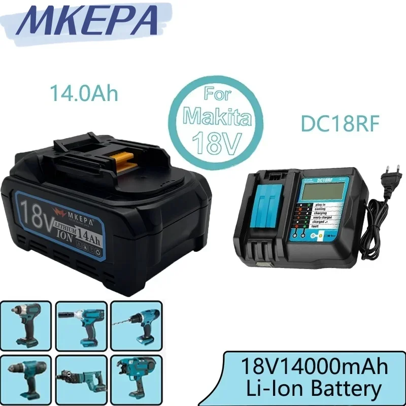 

5S2P 14000mAh 21700 original makita18V BL1830 lithium-ion rechargeable power tool battery 21V BL1860 BL1850 BL1860B BL1840