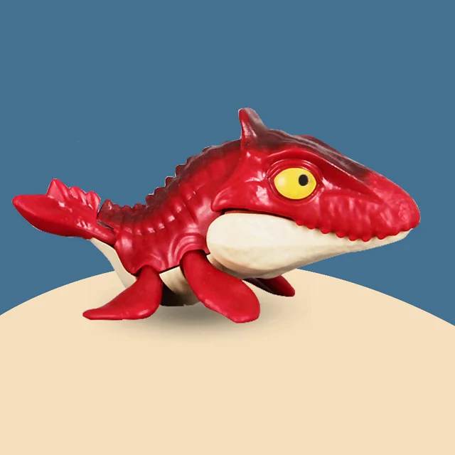 Mini Dinosaur Toys Cute Dino Model Tyrannosaurus Bite Finger Game Practical Jokes Children Gifts 6 Pcs/Lot 6