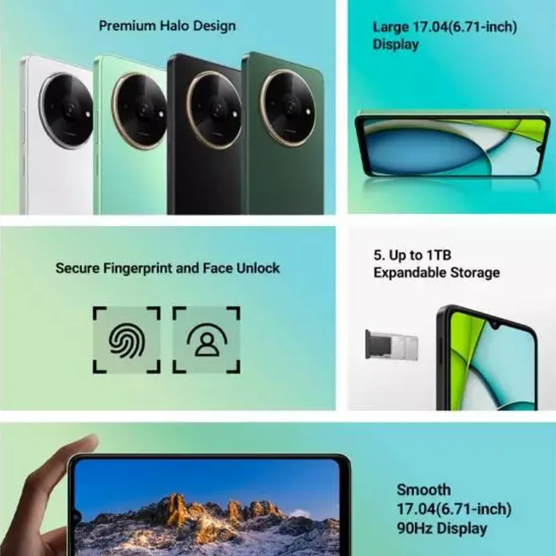 Global Version Xiaomi Redmi A3x 4G Smartphone 4G 128GB 6.71'' 90Hz Display 5000mAh Battery 1650x720 2