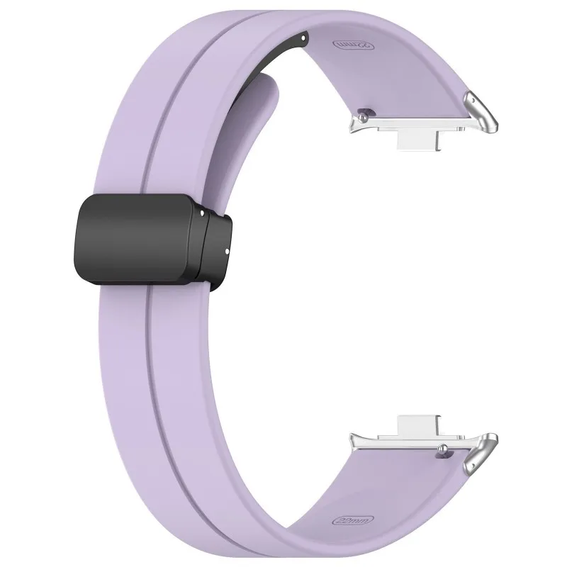 Silicone Magnetic Strap Loop Bracelet for Smartwatch Wristbands