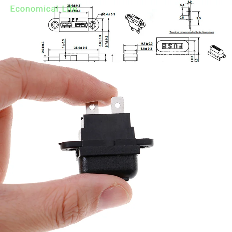5Pcs 30A Amp Auto Blade Standard Fuse Holder Box For Car Boat Truck With Cover