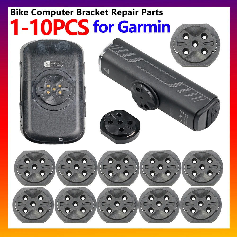 Bike Computer Bracket Base Repair Broken Part with Screws Bicycle Computer Replacement Mount Repair Parts for Garmin Accessories