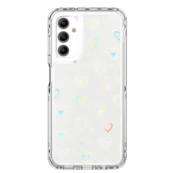 Laser Pattern Shockproof Phone Case with Comfort Grip - Durable Back Cover for Honor X6A 4G (JX0062)