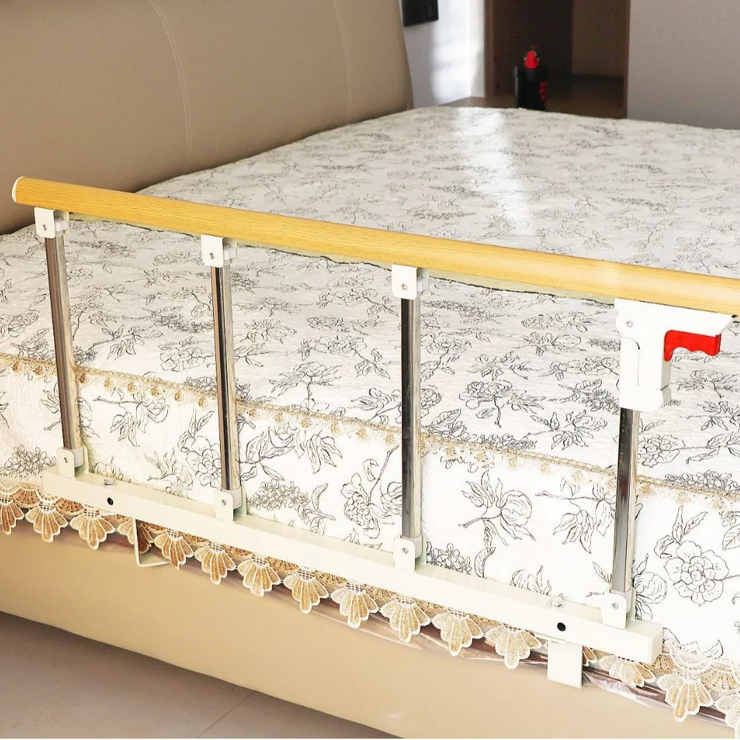 Bed Fence Household Anti-drop Armrest Elderly Bed Guardrail Auxiliary Device Stainless Steel Reclining Baffle Rail