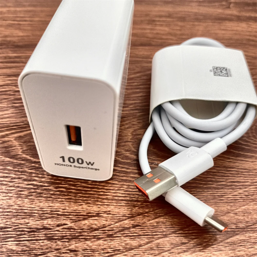High-Power 100W Fast Charger with 6A USB Type-C Cable - EU SuperCharge Power Adapter