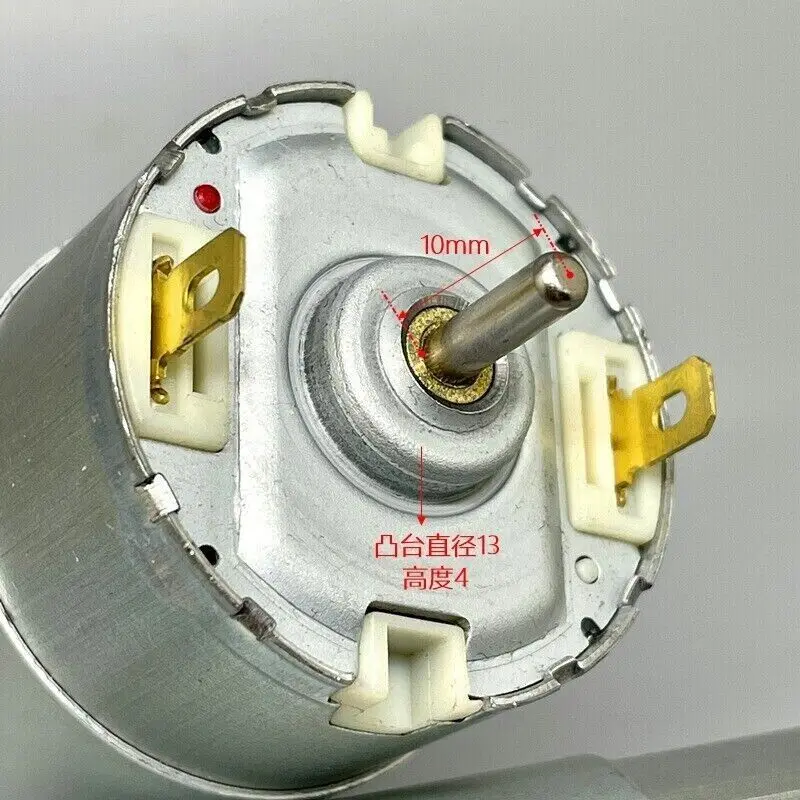 RS-555 Micro 37mm Motore Elettrico DC 12V 18V 24V 8000RPM Grande Coppia - Foto 5