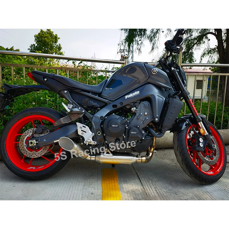 Universal 51MM Motorcycle Grid Mesh Exhaust Escape Modify Muffler Pipe DB Killer For MT07 MT09 Z900 RC390 ZX4R S1000RR Stainles - Image 2