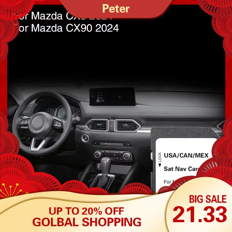 Scheda Sd Di Navigazione Gps Per Mazda Cx5 Cx90 Cover Nord America Canada Messico Map Road System Aggiornamento Versione Naving
