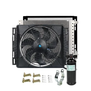 Condensatore per climatizzatore auto 14''x18'' modificato, accessori per radiatore e ventola A/C per camion, climatizzatore da parcheggio generale