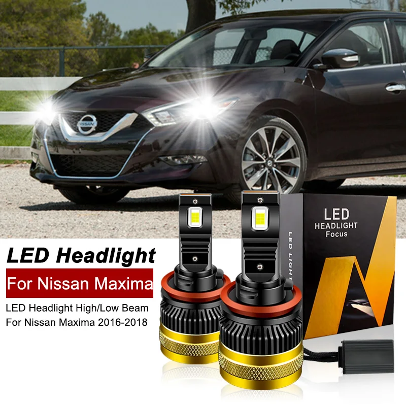 

Фары дальнего и ближнего света CANbus 2016 k для Nissan Maxima 2018-6000, 2 шт.