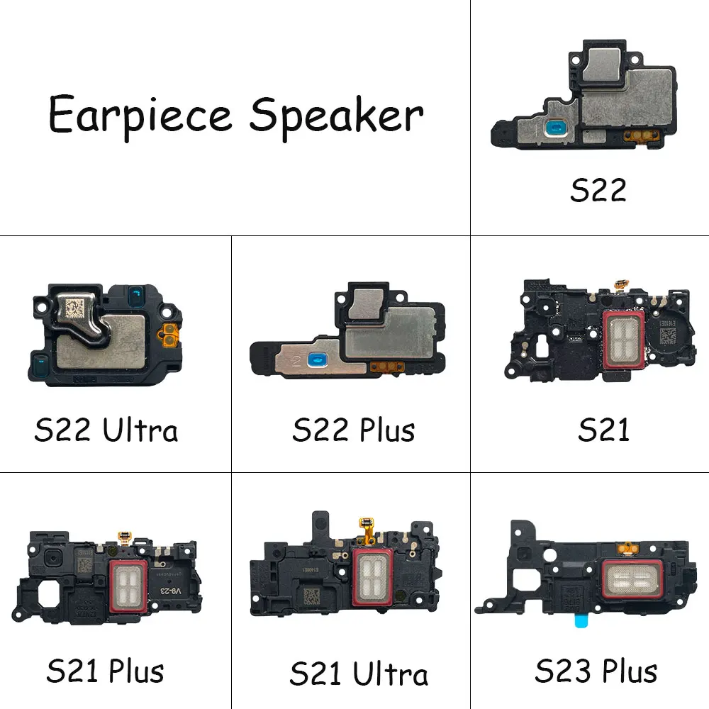 

10 Pcs New Ear Speaker For Samsung S21 S22 Ultra S901 S906 S901 S23 Plus G916B G991 G998 G996 Earpiece Earspeaker Flex Cable